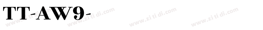 TT-ポルA体W9字体转换