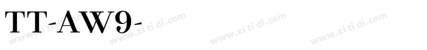 TT-ポルA体W9字体转换