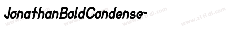 JonathanBoldCondense字体转换