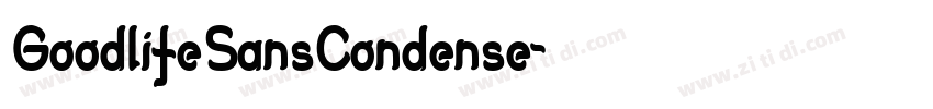 GoodlifeSansCondense字体转换