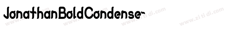 JonathanBoldCondense字体转换
