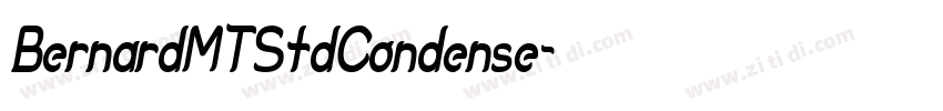 BernardMTStdCondense字体转换 BernardMTStdCondense字体转换