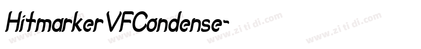 HitmarkerVFCondense字体转换 HitmarkerVFCondense字体转换