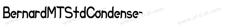 BernardMTStdCondense字体转换 BernardMTStdCondense字体转换