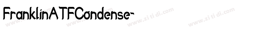 FranklinATFCondense字体转换