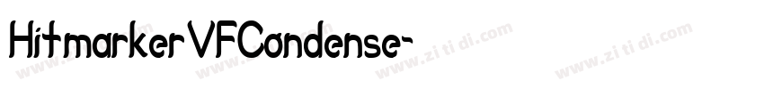 HitmarkerVFCondense字体转换 HitmarkerVFCondense字体转换