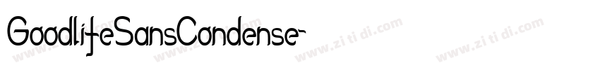 GoodlifeSansCondense字体转换