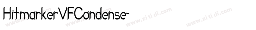 HitmarkerVFCondense字体转换 HitmarkerVFCondense字体转换