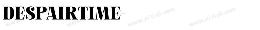 DespairTime字体转换