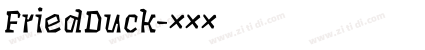 FriedDuck字体转换