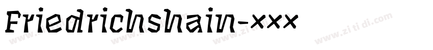 Friedrichshain字体转换