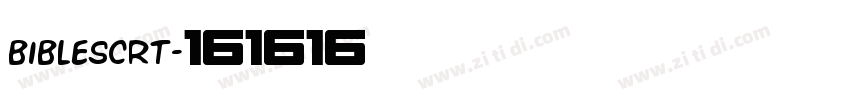 biblescrt字体转换