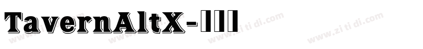 TavernAltX字体转换 TavernAltX字体转换