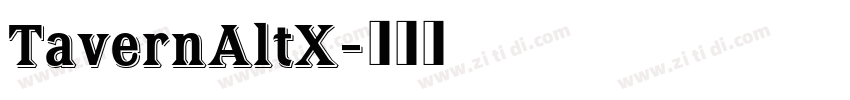 TavernAltX字体转换 TavernAltX字体转换