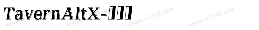 TavernAltX字体转换 TavernAltX字体转换