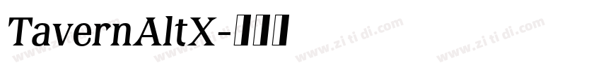 TavernAltX字体转换 TavernAltX字体转换