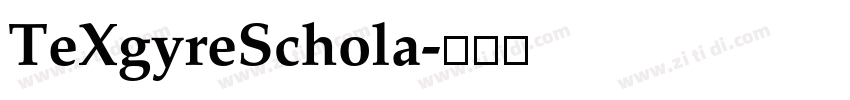 TeXgyreSchola字体转换 TeXgyreSchola字体转换