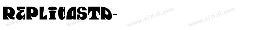 ReplicaStd字体转换