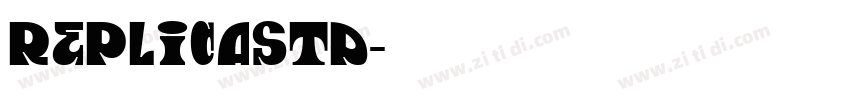 ReplicaStd字体转换