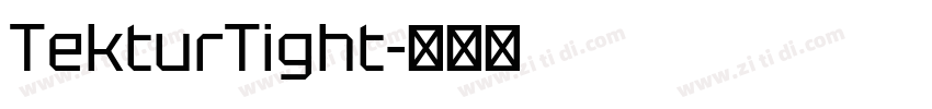 TekturTight字体转换