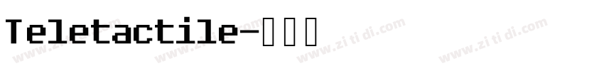 Teletactile字体转换