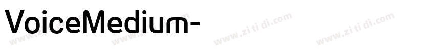 VoiceMedium字体转换 VoiceMedium字体转换