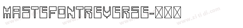 mastefontReverse字体转换