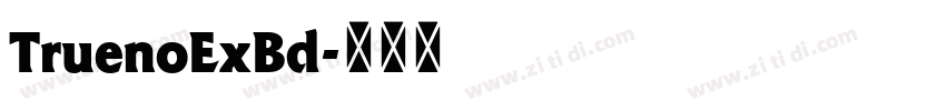 TruenoExBd字体转换 TruenoExBd字体转换