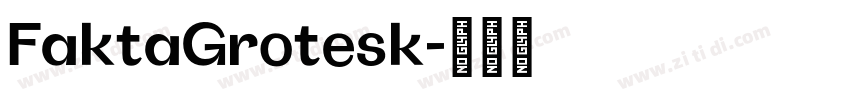 FaktaGrotesk字体转换