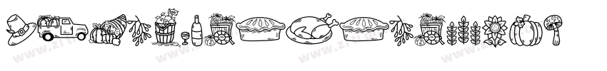 thanksgiving2016字体转换