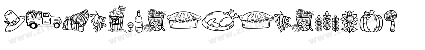 thanksgiving2016字体转换