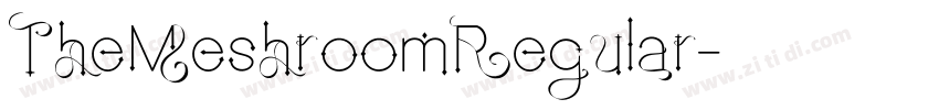 TheMeshroomRegular字体转换