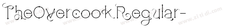 TheOvercookRegular字体转换 TheOvercookRegular字体转换