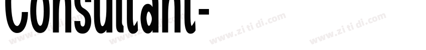 Consultant字体转换