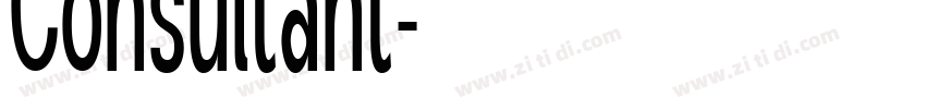 Consultant字体转换