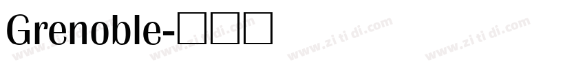 Grenoble字体转换