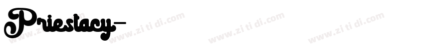 Priestacy字体转换