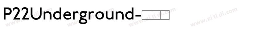 P22Underground字体转换