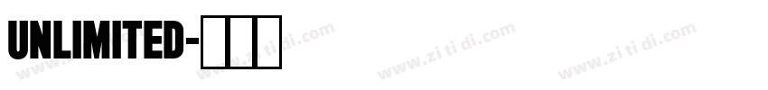 Unlimited字体转换 Unlimited字体转换