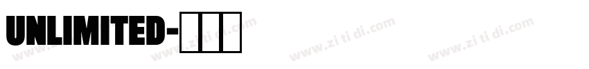 Unlimited字体转换 Unlimited字体转换