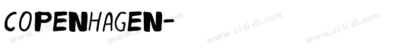 copenhagen字体转换 copenhagen字体转换