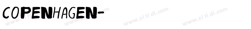 copenhagen字体转换 copenhagen字体转换