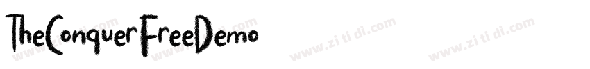 TheConquerFreeDemo字体转换 TheConquerFreeDemo字体转换