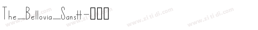 The_Bellovia_Sanstt字体转换