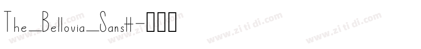 The_Bellovia_Sanstt字体转换