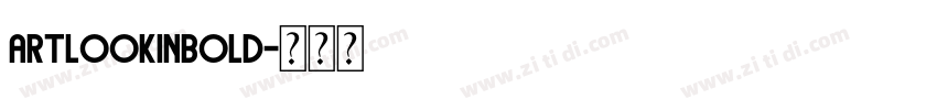 ArtlookinBold字体转换