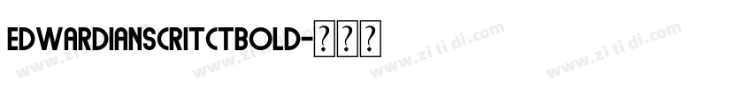 EdwardianscrITCTBold字体转换