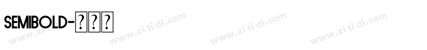 semibold字体转换 semibold字体转换