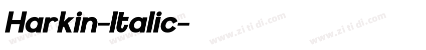 Harkin-Italic字体转换 Harkin-Italic字体转换