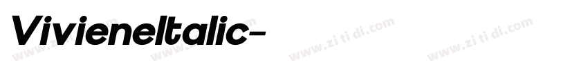 VivieneItalic字体转换